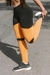 Calça Com detalhes Amarelo Legging Fitness Preto | REF: LC31 - loja online