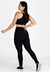 Imagem do Cropped e Calça Legging Preto Conjunto Fitness | REF: LX98