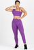 Conjunto Cropped Alcinha Detalhe Nas Costas+ Calça Legging Roxo Conjunto Metamorfose | REF: MTF16