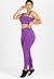 Conjunto Cropped Alcinha Detalhe Nas Costas+ Calça Legging Roxo Conjunto Metamorfose | REF: MTF16 - Schulz