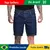 Bermuda jeans masculina de algodão com lavagem média, ideal para o verão.