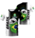 Camisa com estampa da bandeira nacional do Brasil, apresentando um design moderno e vibrante.