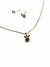 Conjunto cereja ouro 18k - comprar online