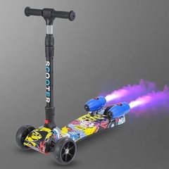 Monopatin Scooter Con Humo Bluetooth Musica Y Luces Original en internet