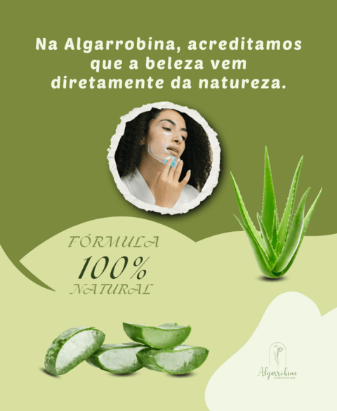 Imagem do banner rotativo Algarrobina cosméticos 