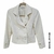 Chaqueta color blanco marfil