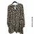 Vestido con estampado animal print en internet