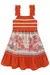 Vestido em Visco Twill e Linho Coral 78892 Infanti