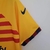 camisa-barcelona-número-iv-fouth-quarta-2023-2024-23-24-amarela-listras-vermelhas-gola-rendonda-amarela-escudo-tradicional-nike-preto-patrocinio-preto-7