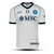 camisa-reserva-away-fora-número-ii-napoli-2023-2024-23-24-branco-ea7-armani-scudetto-vesúvio-nápoles-napolitano-gola-v-azul-marinho-patrocínio-design-exclusivo-valentina-de-laurentiis-uniforme-estampa-marca-dagua-escudo-napoli-1