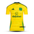 Camisa-Reserva-away-fora-número-ii-2-Celtic-FC-2024-2025-24-25-Adidas-amarela-amarelo-listras-horizontais-verde-gola-redonda-patrocinio-Dafabet-1