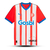 camisa-girona-número-i-home-casa-2023-2024-23-24-vermelha-vermelho-com-listras-brancas-gola-v-azul-royal-marca-puma-azul-escudo-tradicional-1