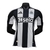 camisa-titular-home-casa-número-i-1-um-newcastle-united-2024-2025-24-25-adidas-preto-branco-listras-classico-alan-shearer-gola-v-preta-logo-adidas-preto-nuca-escudo-retro-patrocinio-sela-branco-modelo-jogador