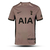 camisa-tottenham-terceira-número-iii-3-tres-2023-24-23-24-nike-third-kit-bege-taupe-haze-punhos-listras-laterais-azul-marinho-logo-nike-swoosh-azul-marinho-escudo-tradicional-1