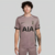 camisa-tottenham-terceira-número-iii-3-tres-2023-24-23-24-nike-third-kit-bege-taupe-haze-punhos-listras-laterais-azul-marinho-logo-nike-swoosh-azul-marinho-escudo-tradicional-3