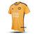 camisa-tres-terceira-third-kit-número-iii-3-leicester-city-2023-2024-23-24-adidas-laranja-faixas-preto-gola-redonda-preta-escudo-logo-patrocinio-king-power-futebol-championship-2