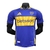 camisa-boca-juniors-número-i-home-casa-2024-2025-24-25-azul-faixa-horizontal-amarela-gola-amarela-friso-azul-3-listras-adidas-amarela-escudo-tradicional-logo-adidas-amarelo-patrocinio-betsson-azul-xeneize-nuca-amarela-modelo-jogador-1