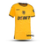 camisa-wolverhampton-wolves-titular-casa-número-i-1-um-2024-25-24-25-sudu-home-kit-ambar-amarelo-amarela-classico-textura-hexagonal-escudo-centralizado-gola-preta-premier-league-importti-mantos-2