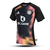 camisa-reserva-away-fora-número-ii-2-dois-leicester-city-2024-2025-24-25-adidas-preta-arte-de-rua-pink-laranja-gola-redonda-ombros-preto-escudo-logo-em-branco-2