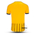 camisa-reserva-away-fora-número-ii-2-dois-brighton-hove-albion-2024-2025-24-25-nike-amarelo-linhas-verticais-azuis-gola-redonda-punhos-azuis-2