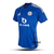 camisa-titular-home-casa-número-i-1-um-leicester-city-2024-2025-23-24-adidas-azul-gola-v-friso-laranja-pelagia-raposa-arcos-efeito-tiro-24-escudo-logo-bc-game-patrocinio-2