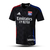 camisa-reserva-olympique-lyonnais-lyon-2024-25-ii-away-kit-preta-grafismo-embossing-arcos-vermelho-azul-gola-branca-logo-adidas-ligue-2