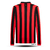 camisa-especial-125-anos-aniversário-milan-2024-2025-24-25-puma-special-kit-listras-rubro-negras-anos-50-mangas-longas-punhos-vermelhos-gola-polo-preta-escudo-original-milan-1899-diavoletto-ac-milan-125-escudo-estilizado-nuca-2