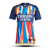 terceira-camisa-olympique-lyonnais-lyon-2023-24-iii-third-kit-arte-abstrata-simon-poter-design-colorido-azul-marinho-logo-adidas-patrocínio-emirates-ligue-1