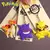 Chaveiro de Silicone Anime Pokémon para Crianças, Pikachu, Gengar, Mewtwo, Sno