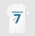 Camiseta CR7 RM autógrafo - comprar online