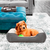 Cama Rectangular Lavable para Perros, Cálida y Cómoda, -Para Perros Medianos y Grandes