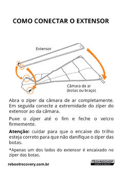 Extensor de Botas XL Reboot Sports (PAR)- Não acompanha o equipamento - Techno Shop