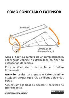 Extensor de Botas XXL Reboot Sports (PAR)- Não acompanha o equipamento - Techno Shop