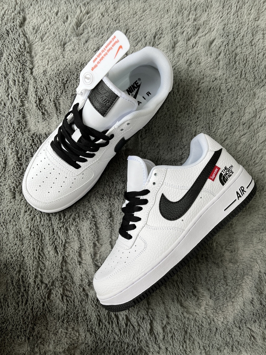 Air Force 1 Supreme x The North Face Zapas Cba