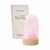 Luminária em Quartzo Rosa com Luz Branca Pedra Natural - Pequena - comprar online