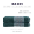 Kit 02 Toalhas Madri Blumen - Cor: Verde - comprar online