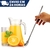 Colher Bailarina Para Suco Drinks Refresco Em Aço Inox 30cm