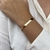 Pulseira Com Placa Ouro18k/750 - comprar online