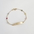 Pulseira Infantil Com Placa Ouro18k/750