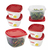 Set X 3 Contenedores Rubbermaid Easy Find Lids 1.7 Lts Usa T - comprar online