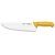 Cuchillo 3 Claveles Carnicero 27 Cm Cabo Amarillo Acero Inox