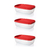 Set X 3 Contenedores Rubbermaid Easy Find Lids 2 Lts Usa T