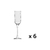 Set X 6 Copa Champagne Fiore 195 Ml Vidrio Nadir Espumante en internet