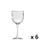 Set X 6 Copa Vino Degustacion Fiore 515 Ml Vidrio Nadir - comprar online