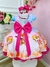 Vestido Infantil Patrulha Canina C/ Cinto de Pérolas Strass (2216RS)