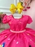 Vestido Infantil Divertidamente Rosa Chiclete C/ Pérolas (3029RC) - comprar online