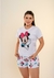 Conjunto Manguinha Minnie Borboletas