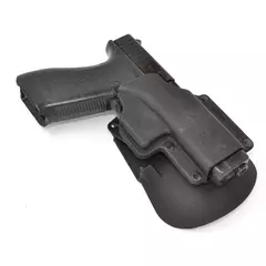 PISTOLERA RANGER PLASTIC C/PALETA-P/CINTURON FIJA HOUSTON (RP40-RPW) - comprar online