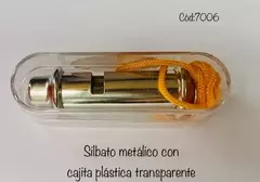 SILBATO METAL LARGO FUNDA OVALADA (7006) - comprar online