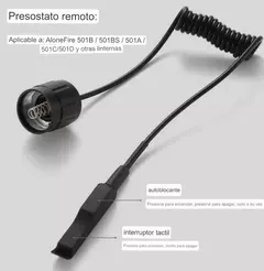 LINTERNA METALICA RECARGABLE PROFESIONAL, CON PRESOSTATO REMOTO, ACCESORIO DE MIRA (MX- 330-2 - 5785) - Proveeduria Guemes